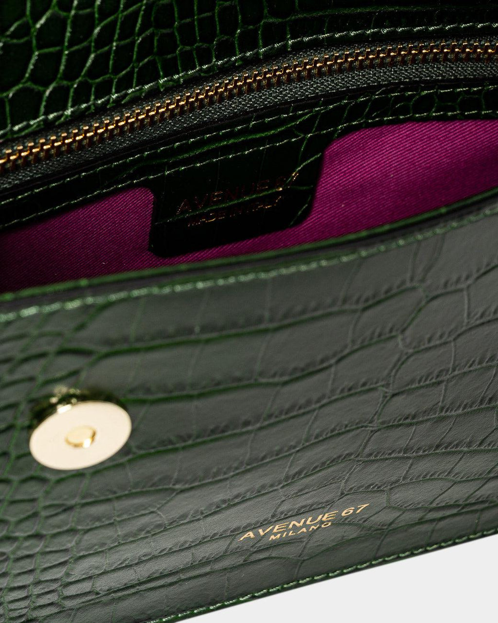 AVENUE67-EMILY LEATHER SHOULDER BAG-2000001537671-Tozzibologna.com