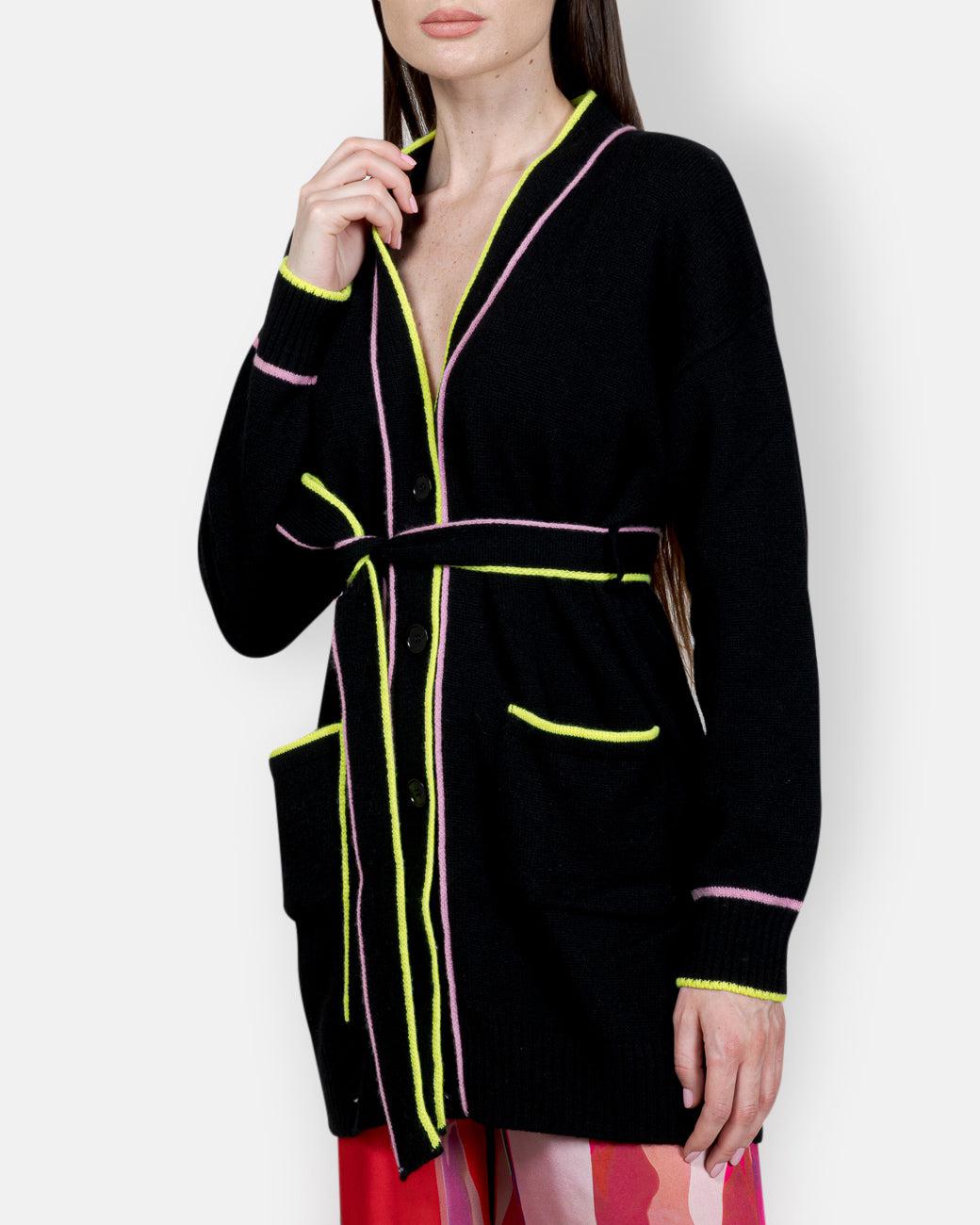 MSGM-CASHMIRE LONG CARDIGAN-Tozzibologna.com