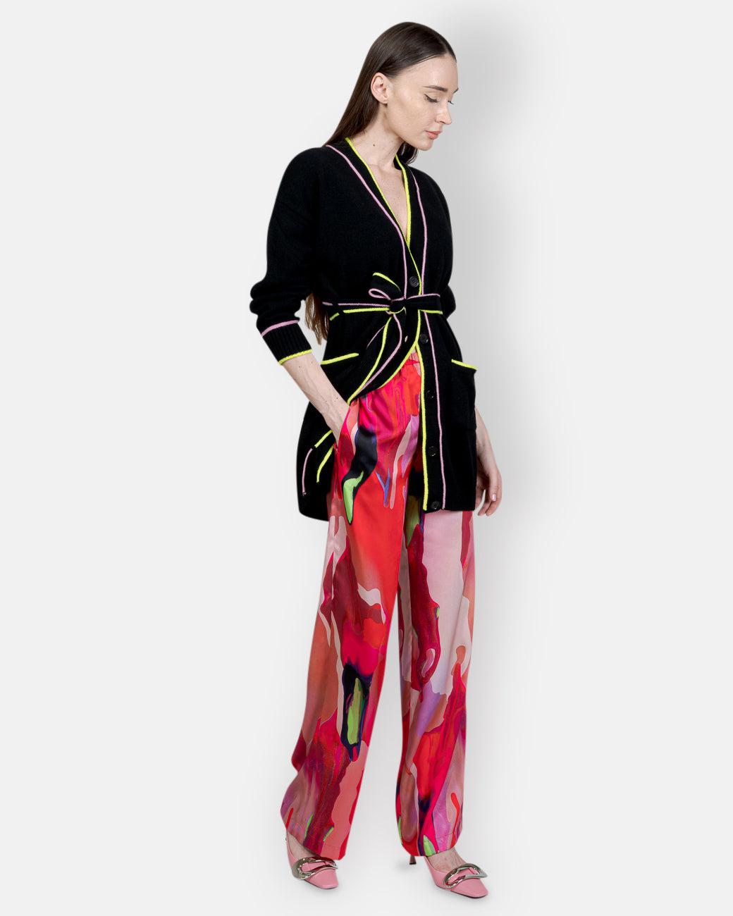 MSGM-CASHMIRE LONG CARDIGAN-Tozzibologna.com