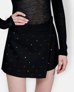 MSGM-PANT-SKIRT WITH STRASS-Tozzibologna.com