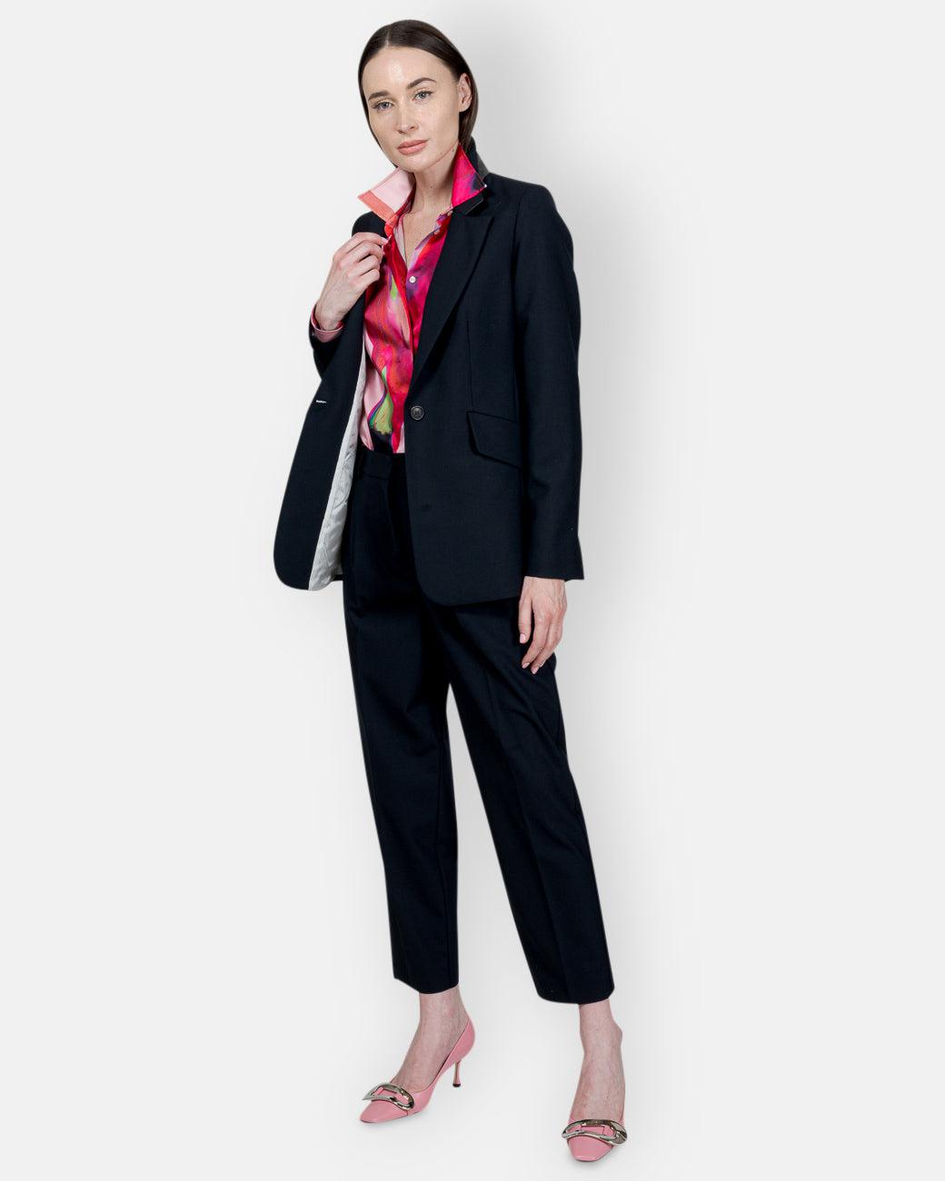 SEMI-COUTURE-WOOL BLAZER JACKET-Tozzibologna.com